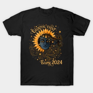 Celestial Event Total Solar Eclipse April 8 2024 T-Shirt